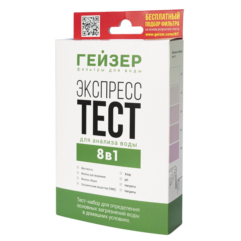 Экспресс-тест Гейзер на 8 показателей